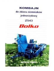 KATALOG CZĘŚCI BOLKO Z543 