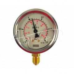 Manometr do pomiaru podciśnienia i ciśnienia gazów 11.5 1/4"