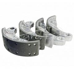 Brake shoe set of 4 Ursus C360 (2x counterrotating, 2x forward) 46626140 ANDORIA MOT