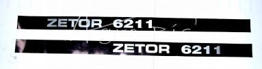 Komplet znaków - emblematów Zetor 6211 