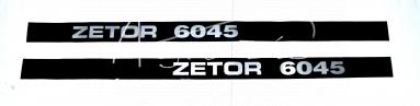 Komplet znaków- emblematów Zetor 6045 