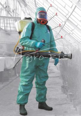 IZOC-3 został stworzony, z myślą o profesjonalnym zabezpieczeniu osób wykonujących pracę z użyciem środków chemicznych i pestycydów.  Zalecany również do prac dezynfekcyjnych, dezynsekcyjnych i deratyzacyjnych.