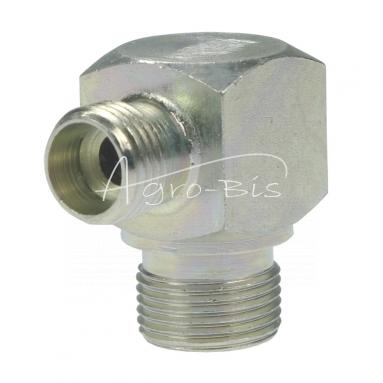 Złącze - złączka hydrauliczna - kolanko  90 BB M20x1 ,5 - M16x1,5 12S/10L