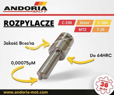 Rozpylacz do silnika MTZ 80, 82 07040541  DSL120.A5 (sprzedawane po 10 ) ANDORIA widoczna cena za 1 sztukę