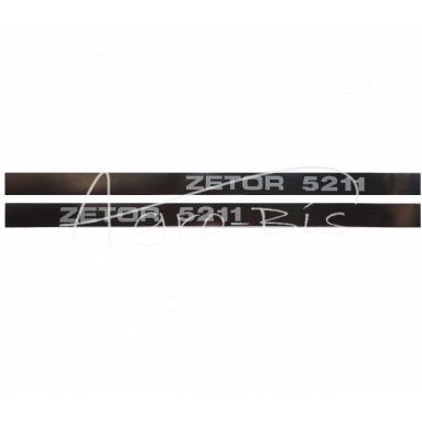 Komplet znaków - emblematów Zetor 5211 
