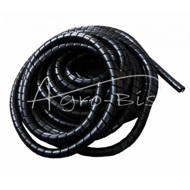 Osłona spiralna na węże hydrauliczne      SGX-25 (Zakres: 22-28mm) czarna (sprzedawane po 20) 20m widoczna cena za 1 mb