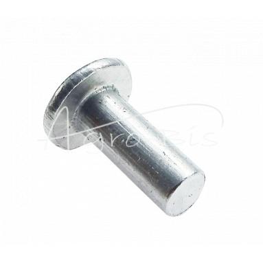 Nit aluminiowy płaski pełny 4x10 DIN7338  ( sprzedawane po 100 szt ) widoczna cena za 1 sztukę