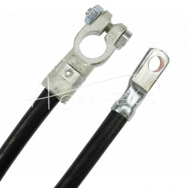 Battery cable, switch eyelet (plus to battery) 1m C-385 6-cyl ELMOT PREMIUM LINE