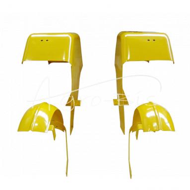 Komplet blacharki lakierowanej C-330 żółty mały - błotnik tylny 2x, błotnik przedni 2x - w pudełku paletowym RAL1003