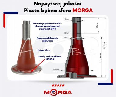 Sphero drum hub application Polish MORGA rotary mower