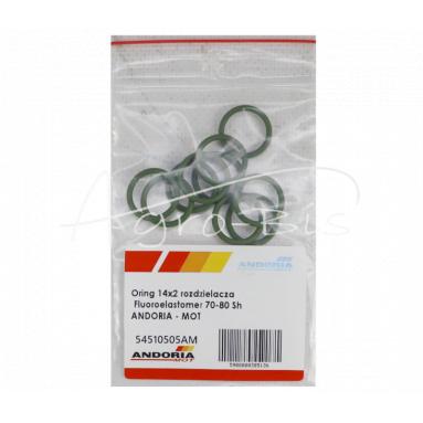 O-ring sealing ring 14x2 distributor Fluoroelastomer Ursus C-360 70-80 Sh (sold in packs of 10) ANDORIA visible price for 1 piece