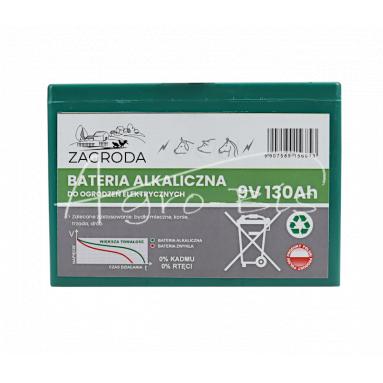 Bateria alkaliczna, akumulator 130Ah 9V   201031012 ZAGRODA                                                                                                                                             