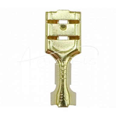 Sliding socket F-2.5 female 6.3x0.8 1.0-2.5 GB0.38 L19.2 (sold in 100 pieces) ELMOT visible price for 1 piece