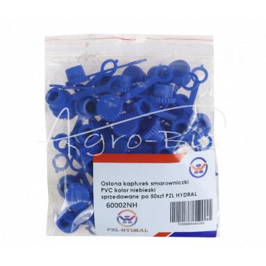 Osłona kapturek smarowniczki PVC kolor  niebieski sprzedawane po 50szt PZL HYDRAL