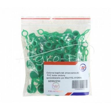 Osłona kapturek smarowniczki PVC kolor    zielony sprzedawane po 50szt PZL HYDRAL widoczna cena za 1 sztukę