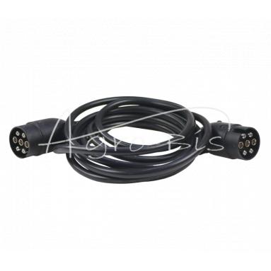 Connecting cable, plug-in, overmolded, 3.5 m, 7 cores (W+W) (1mm cable) ELMOT