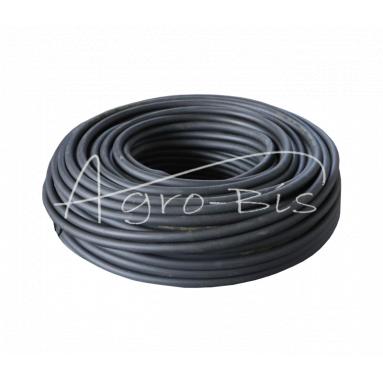 Kabel przewód rozruchowy spawalniczy,     akumulatora 1x16 gumowany - elastyczny czarny Premium ELMOT (pakowany po 100 mb) sprzedawany na metry
