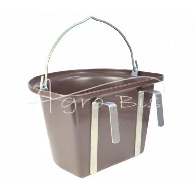 Feed container with handle brown ZAGRODA