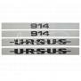 Komplet znaków - emblematów Ursus C-385   914