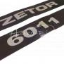 Komplet znaków - emblematów Zetor 6011 
