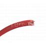 Kabel przewód rozruchowy spawalniczy,     akumulatora 1x16 gumowany - elastyczny czerwony Premium ELMOT (pakowany po 100 mb) sprzedawany na metry