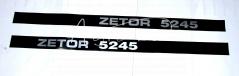 Komplet znaków  emblematów Zetor 5245 