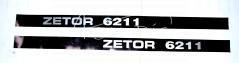 Komplet znaków  emblematów Zetor 6211 