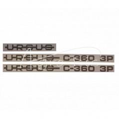 Komplet znaków  emblematów Ursus C360   3P