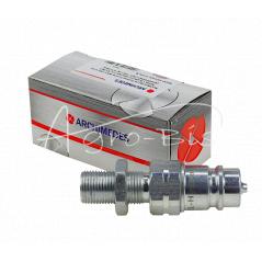 Szybkozłącze hydrauliczne wtyczka long   M18x1.5 gwint zewnętrzny EURO (9100818W) (ISO 7241A) HYDRAL PREMIUM