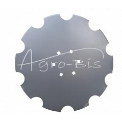 Toothed disc 510, thickness 4mm, 6 holes, 120 mm spacing for AP21 MORGA hub