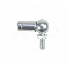 Angle ball joint with clip DIN 71802 thread M6, M6 left MORGA (sold in 5 pieces) visible price for 1 piece