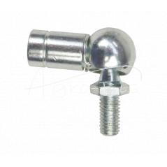 Angle ball joint with clip DIN 71802 thread M8, M8 left MORGA (sold in 5 pieces) visible price for 1 piece