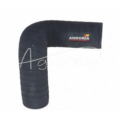 Przewód kolano podwójne fi33,5x5mm       zbrojony kord IMR76 (sprzedawane po 2) ANDORIA