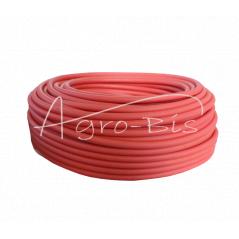 Kabel przewód rozruchowy spawalniczy,     akumulatora 1x16 gumowany  elastyczny czerwony Premium ELMOT (pakowany po 100 mb) sprzedawany na metry